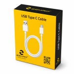 Zemro USB Type-C Cable | USB-A to USB-C Charging & Data Cable | White image 1