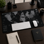 Mouse Pad, World Map Desk Mat Non-Slip image 3