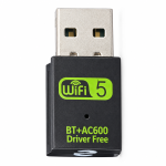 Zemro USB WiFi 5 & Bluetooth 5.0 Adapter | AC600 Dual Band 2.4GHz/5GHz Wireless Dongle image 2