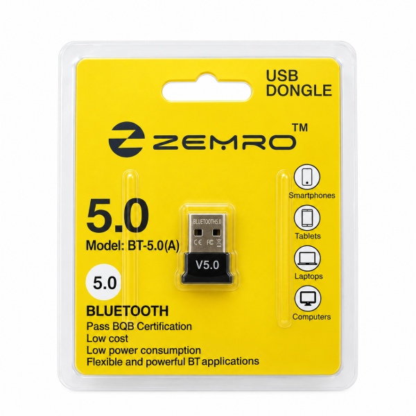ZEMRO USB Bluetooth 5.0 Adapter Dongle